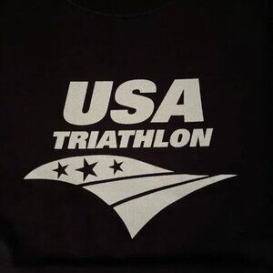 🆕NWOT Hanes USA Triathlon T-Shirt • Size Medium